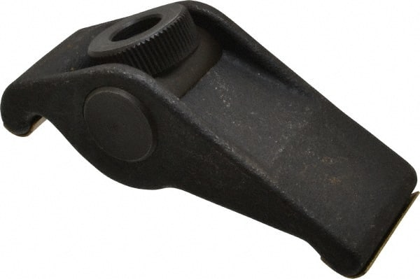 Value Collection - 1/2" Stud, 2-1/16" Max Clamping Height, Steel, Adjustable & Self-Positioning Strap Clamp - 1-5/8" Wide, 1-7/16" High, 1-7/16" Heel to Stud Center - Exact Tooling