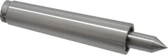 Concentric - MT2 Taper Shank, 1,400 Lb Capacity Live Center - 3,000 Max RPM, 0.378" Point Diam, 0.88" Point Len, 274 Lb Max Workpc, Standard Point - Exact Tooling