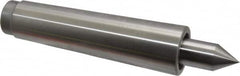 Concentric - MT4 Taper Shank, 2,500 Lb Capacity Live Center - 2,000 Max RPM, 0.686" Point Diam, 1.38" Point Len, 960 Lb Max Workpc, Standard Point - Exact Tooling