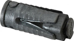 Made in USA - 7/8" Diam, 7/8" Drill, 2-1/4" OAL, Four Way Expansion Concrete Anchor - Grade 5 Alloy Steel, Zinc-Plated Finish, Hex Nut Head, Hex Drive - Exact Tooling