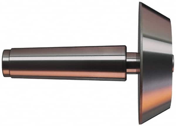 Concentric - 1.72 to 2.58" Point Diam, Hardened Tool Steel Lathe Bell Head Point - Compatible with Live Centers - Exact Tooling