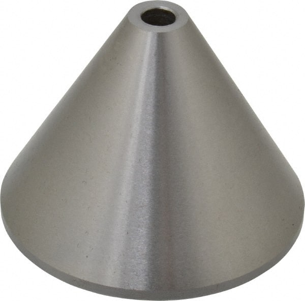 Concentric - 3MT Taper, 0.35 to 1.83" Point Diam, Hardened Tool Steel Lathe Bell Head Point - Compatible with Live Centers - Exact Tooling