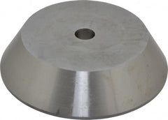 Concentric - 3.14 to 4.22" Point Diam, Hardened Tool Steel Lathe Bell Head Point - Compatible with Live Centers - Exact Tooling