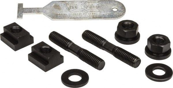 TE-CO - 9 Piece 1/2-13 Vise Mounting Kit - Exact Tooling