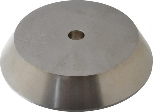Concentric - 6.06 to 7.65" Point Diam, Hardened Tool Steel Lathe Bell Head Point - Compatible with Live Centers - Exact Tooling