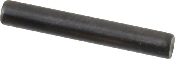 Holo-Krome - 3mm Diam x 20mm Pin Length Grade 8 Alloy Steel Standard Dowel Pin - Black Luster Finish, C 60 (Surface) & C 50-58 Hardness, 1 Beveled & 1 Rounded End - Exact Tooling