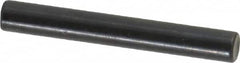Holo-Krome - 4mm Diam x 30mm Pin Length Grade 8 Alloy Steel Standard Dowel Pin - Black Luster Finish, C 60 (Surface) & C 50-58 Hardness, 1 Beveled & 1 Rounded End - Exact Tooling