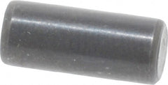 Holo-Krome - 5mm Diam x 12mm Pin Length Grade 8 Alloy Steel Standard Dowel Pin - Black Luster Finish, C 60 (Surface) & C 50-58 Hardness, 1 Beveled & 1 Rounded End - Exact Tooling