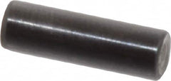 Holo-Krome - 5mm Diam x 16mm Pin Length Grade 8 Alloy Steel Standard Dowel Pin - Black Luster Finish, C 60 (Surface) & C 50-58 Hardness, 1 Beveled & 1 Rounded End - Exact Tooling