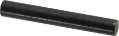 Holo-Krome - 5mm Diam x 35mm Pin Length Grade 8 Alloy Steel Standard Dowel Pin - Black Luster Finish, C 60 (Surface) & C 50-58 Hardness, 1 Beveled & 1 Rounded End - Exact Tooling
