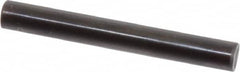 Holo-Krome - 5mm Diam x 40mm Pin Length Grade 8 Alloy Steel Standard Dowel Pin - Black Luster Finish, C 60 (Surface) & C 50-58 Hardness, 1 Beveled & 1 Rounded End - Exact Tooling