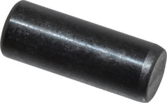Holo-Krome - 6mm Diam x 16mm Pin Length Grade 8 Alloy Steel Standard Dowel Pin - Black Luster Finish, C 60 (Surface) & C 50-58 Hardness, 1 Beveled & 1 Rounded End - Exact Tooling