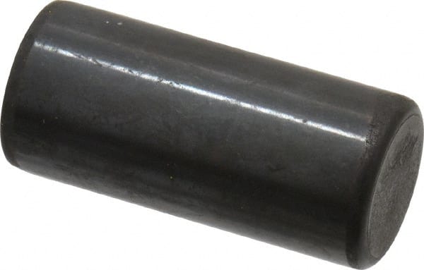 Holo-Krome - 16mm Diam x 35mm Pin Length Grade 8 Alloy Steel Standard Dowel Pin - Black Luster Finish, C 60 (Surface) & C 50-58 Hardness, 1 Beveled & 1 Rounded End - Exact Tooling