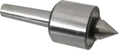 Riten - MT4 Taper Shank, 3-1/16" Head Diam 4,500 Lb Capacity Live Center - 4,000 Max RPM, 2-25/32" Head Length, 1-3/8" Point Diam, 1-13/16" Point Len, 2,100 Lb Max Workpc, Standard Point - Exact Tooling