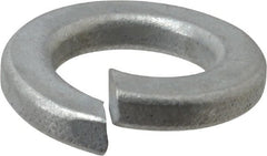 Value Collection - 1/2", 0.506" ID, 1/8" Thick Split Lock Washer - Grade 2 Spring Steel, Zinc-Plated Finish, 0.506" Min ID, 0.518" Max ID, 0.873" Max OD - Exact Tooling