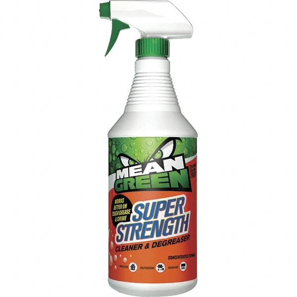 Mean Green - 32 oz Spray Bottle Cleaner/Degreaser - Liquid, Biodegradable, Low Odor - Exact Tooling