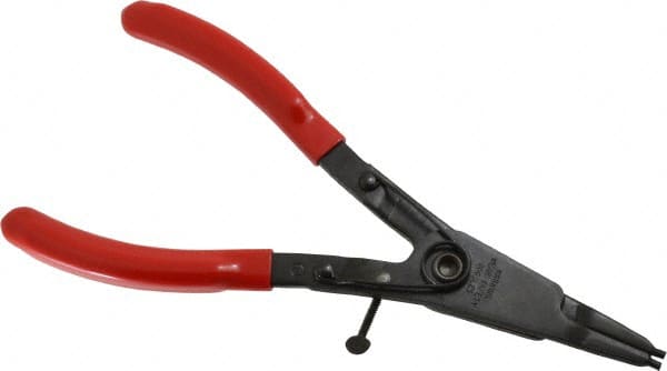 Rotor Clip - SH External Retaining Ring Pliers - 9-1/8" OAL - Exact Tooling