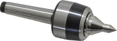Royal Products - MT2 Taper Shank, 1-3/4" Head Diam 2,735 Lb Capacity Live Center - 6,000 Max RPM, 1.47" Head Length, 7/8" Point Diam, 1.35" Point Len, 375 Lb Max Workpc, 5-3/8" OAL, 3/8" Tip Diam, Long Point - Exact Tooling