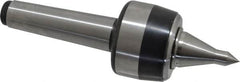 Royal Products - MT4 Taper Shank, 2.68" Head Diam 5,170 Lb Capacity Live Center - 4,500 Max RPM, 1.98" Head Length, 1-1/4" Point Diam, 2.18" Point Len, 1,120 Lb Max Workpc, 8-5/8" OAL, 1/2" Tip Diam, Long Point - Exact Tooling