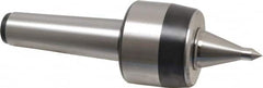 Royal Products - MT5 Taper Shank, 3.45" Head Diam 7,630 Lb Capacity Live Center - 3,500 Max RPM, 2.81" Head Length, 1-1/2" Point Diam, 2.58" Point Len, 1,930 Lb Max Workpc, 11" OAL, 1/2" Tip Diam, Long Point - Exact Tooling