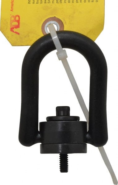 American Drill Bushing - 550 Lbs. Load Capacity, 2.29 Inch Wide x 3.23 Inch High x 1.57 Inch Opening, Extra Duty Center Pull Hoist Ring - Exact Tooling
