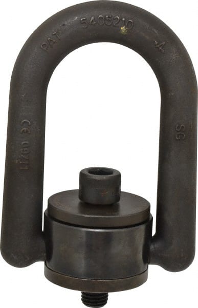 American Drill Bushing - 7,000 Lbs. Load Capacity, 5.1 Inch Wide x 7.37 Inch High x 3.57 Inch Opening, Extra Duty Center Pull Hoist Ring - Exact Tooling