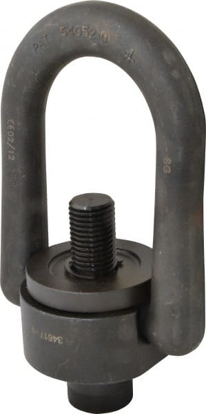 American Drill Bushing - 15,000 Lbs. Load Capacity, 6.75 Inch Wide x 9.22 Inch High x 3.74 Inch Opening, Extra Duty Center Pull Hoist Ring - Exact Tooling
