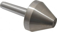 Royal Products - MT3 Taper Shank, 3.15" Head Diam 2,395 Lb Capacity Live Center - 5,000 Max RPM, 2-1/2" Head Length, 1" Point Diam, 2.52" Point Len, 615 Lb Max Workpc, 6-1/16" OAL, Bull Nose Point - Exact Tooling