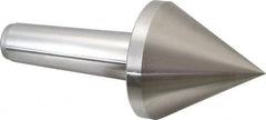 Royal Products - MT5 Taper Shank, 4-5/32" Head Diam 3,180 Lb Capacity Live Center - 4,500 Max RPM, 4-1/8" Head Length, 1-1/4" Point Diam, 4-1/8" Point Len, 630 Lb Max Workpc, 9-13/16" OAL, Pipe Nose Point - Exact Tooling