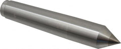 Royal Products - 0.938" Head Diam, Carbide-Tipped Steel Standard Point Solid Dead Center - 3MT Morse Taper, 0.938" Point Diam, 5-1/4" OAL - Exact Tooling