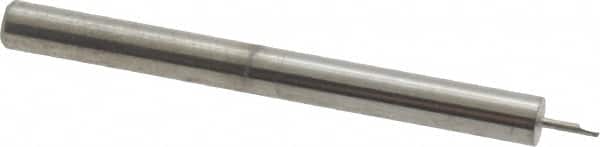 Accupro - 0.03" Min Bore Diam, 1/8" Max Bore Depth, 1/8 Shank Diam, Helical Boring Bar - Right Hand Cut, Solid Carbide, Bright Finish - Exact Tooling