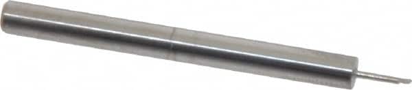 Accupro - 0.03" Min Bore Diam, 3/16" Max Bore Depth, 1/8 Shank Diam, Helical Boring Bar - Right Hand Cut, Solid Carbide, Bright Finish - Exact Tooling