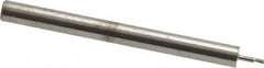 Accupro - 0.035" Min Bore Diam, 1/8" Max Bore Depth, 1/8 Shank Diam, Helical Boring Bar - Right Hand Cut, Solid Carbide, Bright Finish - Exact Tooling
