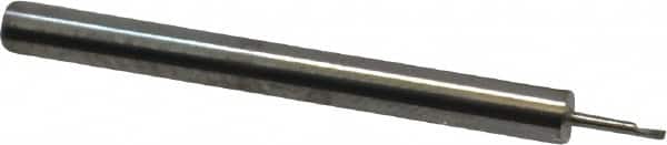 Accupro - 0.035" Min Bore Diam, 3/16" Max Bore Depth, 1/8 Shank Diam, Helical Boring Bar - Right Hand Cut, Solid Carbide, Bright Finish - Exact Tooling