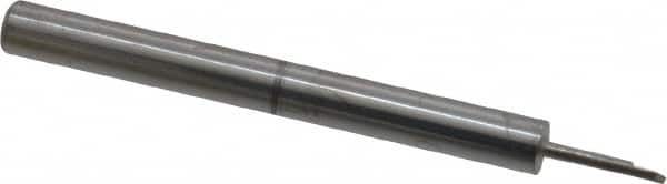 Accupro - 0.04" Min Bore Diam, 1/4" Max Bore Depth, 1/8 Shank Diam, Helical Boring Bar - Right Hand Cut, Solid Carbide, Bright Finish - Exact Tooling