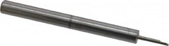 Accupro - 0.04" Min Bore Diam, 1/4" Max Bore Depth, 1/8 Shank Diam, Helical Boring Bar - Right Hand Cut, Solid Carbide, Bright Finish - Exact Tooling