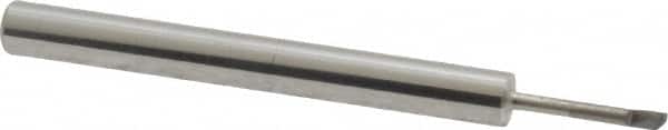 Accupro - 0.05" Min Bore Diam, 5/16" Max Bore Depth, 1/8 Shank Diam, Helical Boring Bar - Right Hand Cut, Solid Carbide, Bright Finish - Exact Tooling