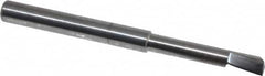Accupro - 0.12" Min Bore Diam, 5/8" Max Bore Depth, 1/8 Shank Diam, Helical Boring Bar - Right Hand Cut, Solid Carbide, Bright Finish - Exact Tooling