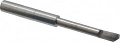 Accupro - 0.15" Min Bore Diam, 1" Max Bore Depth, 3/16 Shank Diam, Helical Boring Bar - Right Hand Cut, Solid Carbide, Bright Finish - Exact Tooling
