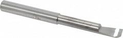 Accupro - 0.18" Min Bore Diam, 1" Max Bore Depth, 3/16 Shank Diam, Helical Boring Bar - Right Hand Cut, Solid Carbide, Bright Finish - Exact Tooling