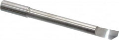 Accupro - 0.18" Min Bore Diam, 1-1/2" Max Bore Depth, 3/16 Shank Diam, Helical Boring Bar - Right Hand Cut, Solid Carbide, Bright Finish - Exact Tooling