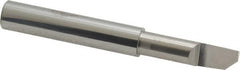 Accupro - 0.3" Min Bore Diam, 1" Max Bore Depth, 5/16 Shank Diam, Helical Boring Bar - Right Hand Cut, Solid Carbide, Bright Finish - Exact Tooling