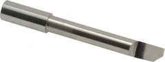 Accupro - 0.3" Min Bore Diam, 1-3/4" Max Bore Depth, 5/16 Shank Diam, Helical Boring Bar - Right Hand Cut, Solid Carbide, Bright Finish - Exact Tooling