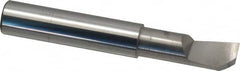 Accupro - 0.36" Min Bore Diam, 1" Max Bore Depth, 3/8 Shank Diam, Helical Boring Bar - Right Hand Cut, Solid Carbide, Bright Finish - Exact Tooling