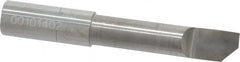 Accupro - 0.36" Min Bore Diam, 1-1/2" Max Bore Depth, 3/8 Shank Diam, Helical Boring Bar - Right Hand Cut, Solid Carbide, Bright Finish - Exact Tooling
