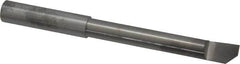 Accupro - 0.36" Min Bore Diam, 2-1/2" Max Bore Depth, 3/8 Shank Diam, Helical Boring Bar - Right Hand Cut, Solid Carbide, Bright Finish - Exact Tooling