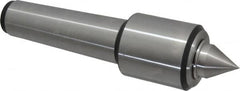 Royal Products - MT5 Taper Shank, 2.45" Head Diam 4,390 Lb Capacity Live Center - 5,000 Max RPM, 2.78" Head Length, 1-1/4" Point Diam, 1.47" Point Len, 2,240 Lb Max Workpc, 9-3/4" OAL, 1/2" Tip Diam, Standard Point - Exact Tooling