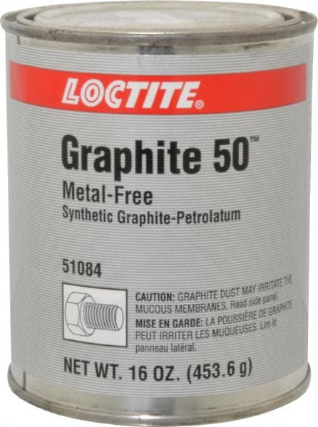 Loctite - 1 Lb Can General Purpose Anti-Seize Lubricant - Graphite, -29 to 482°C, Gray, Water Resistant - Exact Tooling