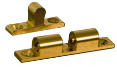 Value Collection - 2.15" Long x 0.43" Wide, Latch - Brass, with Dull Brass Finish - Exact Tooling