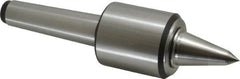 Royal Products - MT4 Taper Shank, 2.45" Head Diam 1,905 Lb Capacity Carbide Tipped Live Center - 12,000 Max RPM, 2.78" Head Length, 1-1/4" Point Diam, 2.35" Point Len, 525 Lb Max Workpc, 9-5/8" OAL, 1/2" Tip Diam, Long Point - Exact Tooling